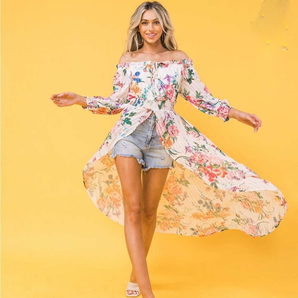 Floral Maxi Top🌸🌷💐